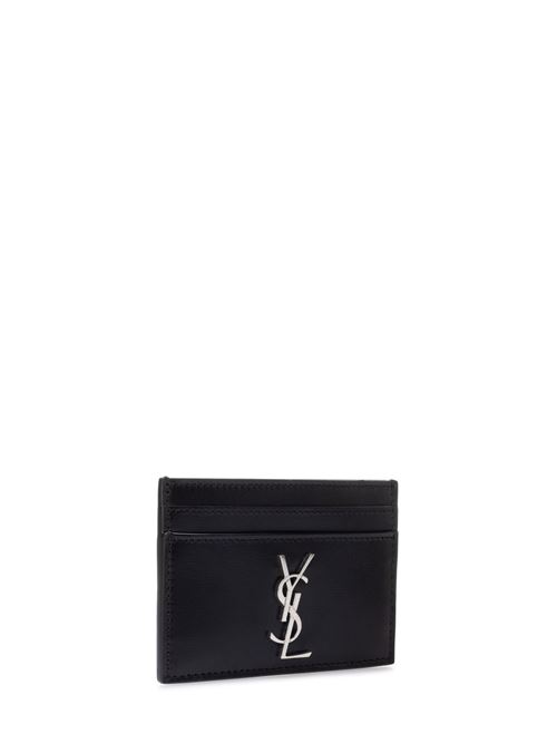 Leather card case SAINT LAURENT | 4856310SX0E1000